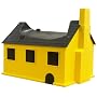 Henry DISPLAY HOUSE YELLOW 601019