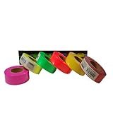 VAS FLAGGING / TRAIL MARKING TAPE - RAINBOW PACK 6 PACK / 1 EA COLOR