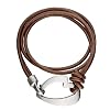 Chiemsee Damen Lederarmband Edelstahl 40 cm lang CJ-519-BS-00