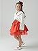 FAYBOX Cozy Faux Fur Flower Girl Bolero Shrug Accessories Princess Cape Coat Party Dress Up Jacket Size L