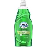 Dawn Ultra Antibacterial Dish Soap Liquid, Apple Blossom Scent, 14 Ounce (Pack of 5)