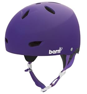 Bern Brighton Water Matte Helmet (Purple, Small)