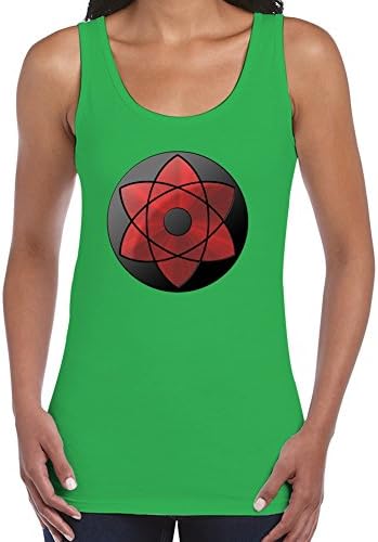 Naruto Vs Sasuke X-small Customized Women Organic Cotton Green T-shirt