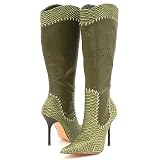 Michael Antonio Leo Knee-High Boots 5.5 Olive (Green)