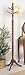 Cherry Finish Wood Twist Style Hat/Coat Rack Stand