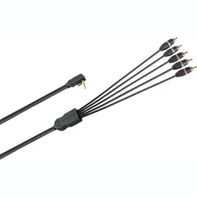 8' Component A v Cable Psp by Monster Cable