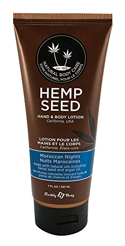 Earthly Body Hemp Seed Hand & Body Velvet Lotion 7oz Tube - Assorted Scents (Moroccan Nights)