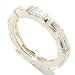 Sterling Silver / Platinum or 18K Choice Vermeil Brilliante Eternity Ring
