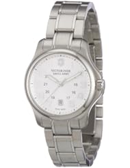 Victorinox Swiss Army Womens 241457 Officers XS Stainless Steel Silver Dial Watch