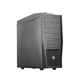 SilverStone ATX/Micro ATX Mid Tower Case with Tool-less Installation Design PS05B (Black)
