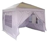 from Quictent Quictent 33 Meter Silver Pop Up Gazebo Canopy Silver-coated Waterproof With Sidewalls and Bag Model ML-GM1203-S-SILVER