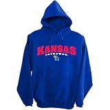 Cadre Athletic Kansas Jayhawks Embroidered Felt Hooded Sweatshirt