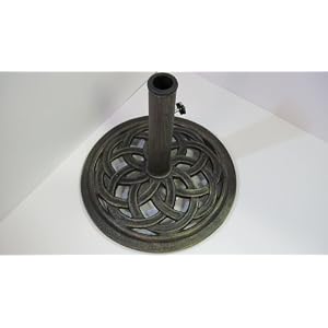 Ewins Cast Iron Round Umbrella Stand - Bronze by 