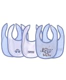 Baby Essentials Boys “Transportation” Bib 5-Pack