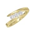 3 Diamond Promise Ring 1/2 ct. in 14K Yellow Gold