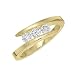 3 Diamond Promise Ring 1/2 ct. in 14K Yellow Gold
