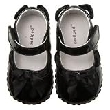 Pediped Originals * Natasha -- Black Patent * Soft Leather-Soled Shoes! SMALL (US size: 4-4.5 / 6-12 months / EU Size 19)