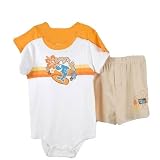 Infant Boys 4pc Boogie Boy Double Creeper Short Set