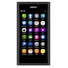Nokia N9 Smartphone (9,9 cm (3,9 Zoll) Display, 16GB, Touchscreen, 8 Megapixel Kamera) [EU-Import] schwarz