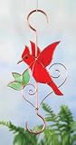 Gallery Art Cardinal Small Stained Glass Garden Hook