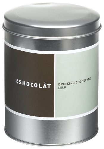 Kshocolât Milk Drinking Chocolate - 100% Belgian Chocolate, 12.3-Ounce Tins (Pack of 2) by Kshocolât