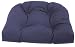 Bahama Solid Navy Wicker Chair Cushion