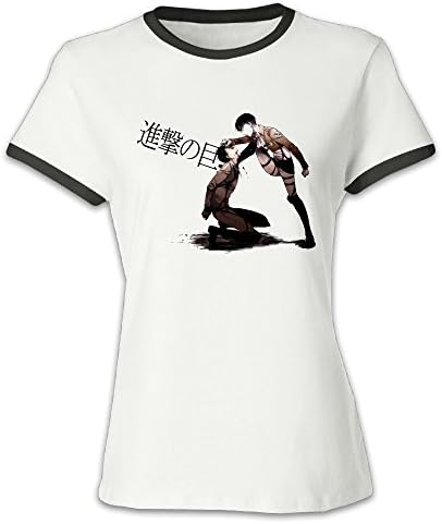 Nfashion Attack On Titan O-neck T Shirts S Black For Women