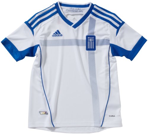 Adidas Jungen Trikot Greece Home Jersey, white/satellite, 128, X12033