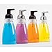 iDesign Refillable Foaming Soap Dispenser for Kitchen or Bathroom Vanity - Clear/Matte Black