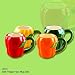 4pc coffee mugs Ceramic bell pepper