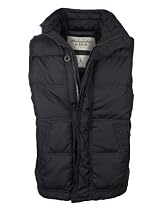 Abercrombie & Fitch Mens Vest Gilet Dark Grey