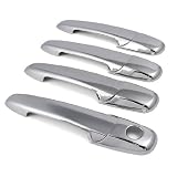 8 PCs Triple Chrome Plated Door Handle Cover Trim Kit For 2002-2007 Mazda 2 1st... by Astra Security