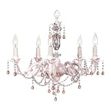 Elizabeth Pink Chandelier