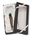 Hand Held Fancy Magnifying Glass Magnifier Desktop Gift, Green-Brown