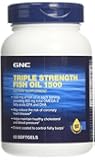GNC Triple Strength Fish Oil 1500 Supplement, 60 Count
