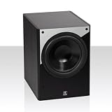 Crystal Acoustics TX-12SUB THX Ultra2 Certified 12 Subwoofer for Powerful and Dynamic Sound -Black Gloss/Black Ash