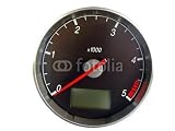 Wallmonkeys Peel and Stick Wall Decals - Tachometer - Removable Graphic