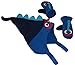 N'Ice Caps Boys 2 Ply MIcro Fleece Dino Design Hat And Mitten Set