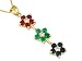Ladies Diamond & Multi Color Necklace in 14K Yellow Gold (TCW 1.85).