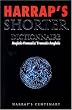 Harrap's Shorter : Dictionnaire bilingue (Anglais/fran�ais - Fran�ais/anglais)
