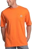 Carhartt Men's Workwear Pocket T-Shirt, Orange, XXX-Large Regular