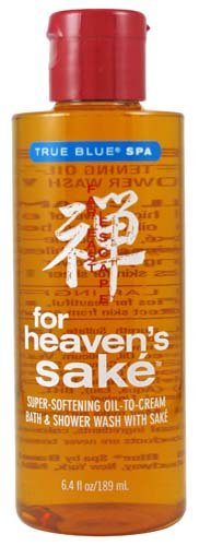 Bath & Body Works True Blue Spa Far East Escape for Heaven's Sake Super Softening Oil to Cream Wash with Sake 6.4 fl oz (189 ml)