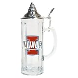 Illinois Fighting Illini NCAA 20oz Tall Lidded Stein