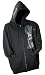 DGA Men's Retrospect Zip-Up Hoodie (XXL, Charcoal)