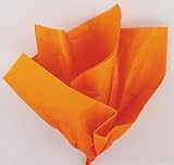 10 Sheets of Orange Tissue Paper 20 x 26