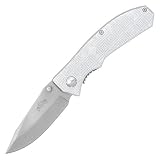 Master Liner Lock Folding Knife Silver