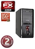 ANKERMANN-PC FX-LIGHT AMD® FX-6100 Core6x 3.30GHz (Turbo bis 3,9GHz) | VGA + DVI ATI Radeon HD 3000 1024MB | 8GB RAM DDR3 PC1333 | Cardreader 52in1 | 1TB HDD SATA | MSI 760GM-P23 (FX), 760G | 24xDVD-Writer | Netzteil 580Watt | Case A-Dis ELITE 2105 | 2 Jahre Garantie | Paket wird nach Auftragseingang per Express Versand - NEXT DAY !!