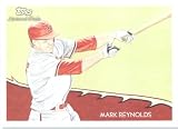 2010 Topps National Chicle Baseball Cards # 105 Mark Reynolds - Arizona Diamondbacks - MLB Trading Card in Screwdown Case