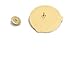 Last Valentine Emoji Enamel Pin Nickel Plated Color Gold Lapel Pin (Yellow)