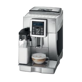 DeLonghi Compact Automatic Cappuccino, Latte and Espresso Machine, Silver: Kitchen &amp; Dining